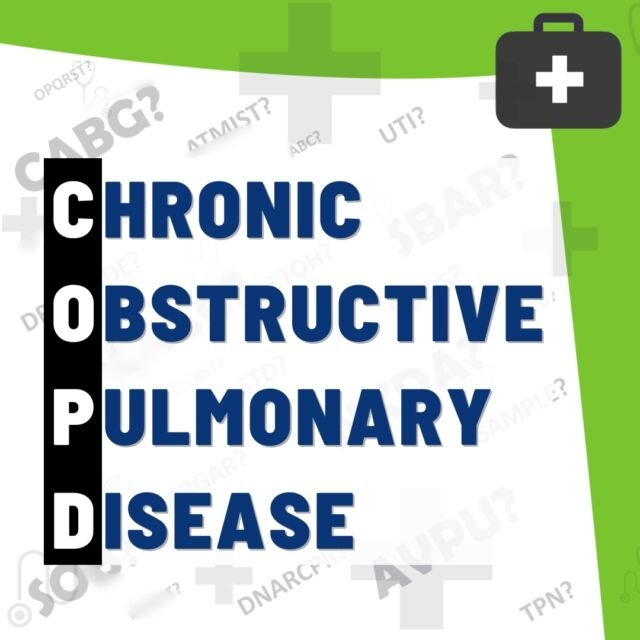 🫁🌬️ What Does COPD Stand For? 🌬️🫁

COPD = Chronic Obstructive Pulmonary Disease. 

Here's a breakdown of what each part means:

Chronic: Long-lasting and persistent
Obstructive: Causing blockages or obstructions in the airways
Pulmonary: Related to the lungs
Disease: A medical condition affecting the body's normal function

COPD includes conditions like emphysema and chronic bronchitis, making it hard to breathe and perform everyday activities. Early diagnosis and management are key to maintaining a good quality of life.

#ambulancecare #cfr #eca #emtbasic #emts #emtstudent #emtschool #emergencymedicaltechnician #emergencymedicine #firstresponder #healthcareassistant #healthcareprofessionals #medicaleducation #medicalknowledge #medicalnotes #medicalprofessionals #medicalstudent #medicaltraining #medicine #nurse #paramedicstudent #paramedics #prehospital #prehospitalcare #prehospitalhub #prehospitalmedicine #studentnurse #studentparamedic #COPD #HealthAwareness